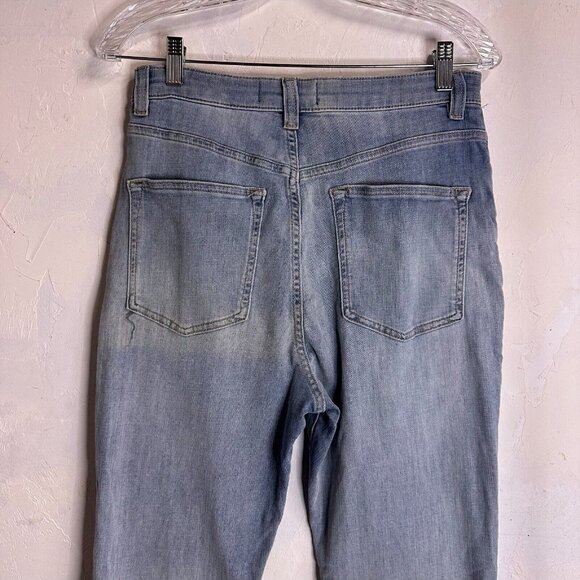 We the Free Extreme Flared Bell Button Fly Jeans Womens 30 Light Wash - Picture 7 of 15